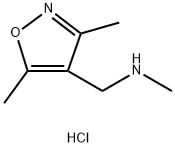 [(3,5-dimethyl-4-isoxazolyl)methyl]methylamine hydrochloride Structure