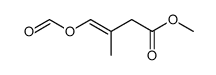 methyl (E)-4-(formyloxy)-3-methylbut-3-enoate结构式