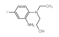2-[2-Amino(ethyl)-4-fluoroanilino]-1-ethanol Structure