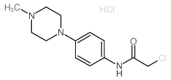 2-Chloro-N-[4-(4-methyl-piperazin-1-yl)-phenyl]-acetamide hydrochloride Structure