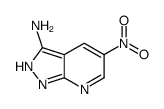5-Nitro-1H-pyrazolo[3,4-b]pyridin-3-amine结构式