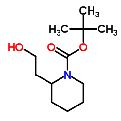 N-Boc-piperidine-2-ethanol structure