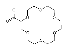 1,4,10,13-tetraoxa-7,16-dithiacyclooctadecane-2-carboxylic acid Structure