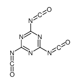 2,4,6-triisocyanato-1,3,5-triazine Structure