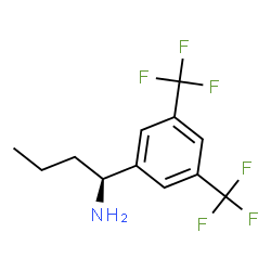 (1S)-1-[3,5-BIS(TRIFLUOROMETHYL)PHENYL]BUTYLAMINE结构式
