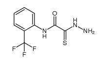 2-hydrazinyl-2-thioxo-N-(2-(trifluoromethyl)phenyl)acetamide结构式