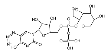 5-azidouridine 5'-diphosphoglucose结构式