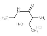 2-Amino-N-ethyl-3-methylbutanamide hydrochloride structure