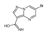 6-bromopyrazolo[1,5-a]pyrimidine-3-carboxamide(SALTDATA: FREE) Structure