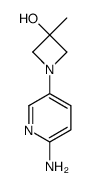 1-(6-aminopyridin-3-yl)-3-methylazetidin-3-ol Structure