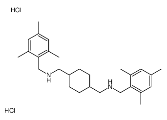 N-[(2,4,6-trimethylphenyl)methyl]-1-[4-[[(2,4,6-trimethylphenyl)methylamino]methyl]cyclohexyl]methanamine,dihydrochloride结构式
