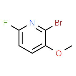 2-Bromo-6-fluoro-3-methoxypyridine结构式