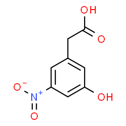 2-(3-hydroxy-5-nitrophenyl)acetic acid结构式