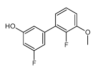 3-fluoro-5-(2-fluoro-3-methoxyphenyl)phenol Structure
