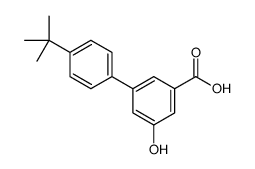3-(4-tert-butylphenyl)-5-hydroxybenzoic acid Structure