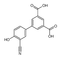 5-(3-cyano-4-hydroxyphenyl)benzene-1,3-dicarboxylic acid结构式