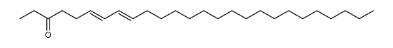 (6E,8E)-hexacosa-6,8-dien-3-one Structure