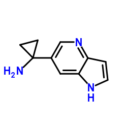 1-(1H-Pyrrolo[3,2-b]pyridin-6-yl)cyclopropanamine Structure