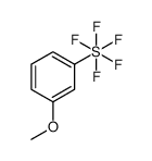 1-Methoxy-3-(pentafluorosulfanyl)benzene结构式