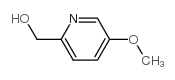 (5-Methoxypyridine-2-yl)methanol Structure