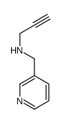 PROP-2-YN-1-YL(PYRIDIN-3-YLMETHYL)AMINE structure