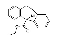 (+/-)-5-(ethoxycarbonyl)-10,11-dihydro-5H-dibenzo(a,d)cyclohepten-5,10-imine结构式