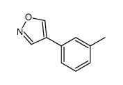 Isoxazole, 4-(3-methylphenyl)- (9CI) structure