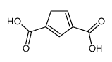 1,3-Cyclopentadiene-1,3-dicarboxylic acid (9CI) structure