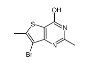 7-Bromo-2,6-dimethyl-3H-thieno[3,2-d]pyrimidin-4-one structure