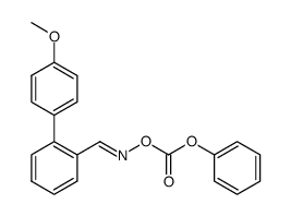4'-methoxybiphenyl-2-carbaldehyde O-phenoxycarbonyl oxime Structure