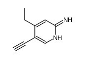 4-ethyl-5-ethynylpyridin-2-amine Structure