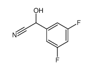 (3,5-Difluorophenyl)(hydroxy)acetonitrile Structure