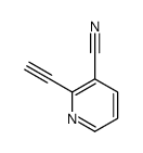 3-Pyridinecarbonitrile, 2-ethynyl- (9CI) Structure