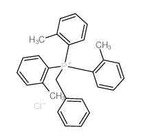 Phosphonium,tris(2-methylphenyl)(phenylmethyl)-, chloride (1:1) Structure