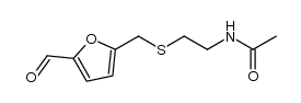 5-[[(2-acetamidoethyl)thio]methyl]furfural Structure