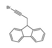 9-(3-bromoprop-2-ynyl)-9H-fluorene Structure