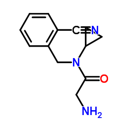 N-(2-Cyanobenzyl)-N-cyclopropylglycinamide Structure