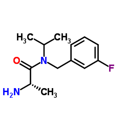 N-(3-Fluorobenzyl)-N-isopropyl-L-alaninamide Structure