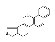 3,4,5,13-tetrahydro-3H-2-benzothieno(5,4-d)naphtho(1,2-b)pyran结构式