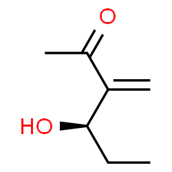 2-Hexanone, 4-hydroxy-3-methylene-, (R)- (9CI) Structure