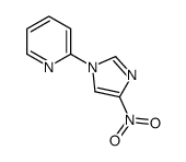 2-(4-nitroimidazol-1-yl)pyridine结构式