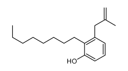 3-(2-methylprop-2-enyl)-2-octylphenol Structure