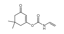 5,5-dimethyl-3-oxocyclohex-1-enyl ethenylcarbamate Structure