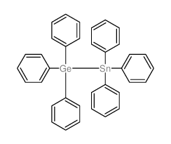 Germane,triphenyl(triphenylstannyl)- structure