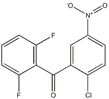 (2-chloro-5-nitrophenyl)(2,6-difluorophenyl)Methanone Structure