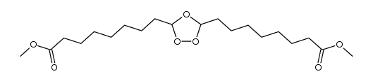 8,8'-[1,2,4]trioxolane-3,5-diyl-bis-octanoic acid dimethyl ester Structure