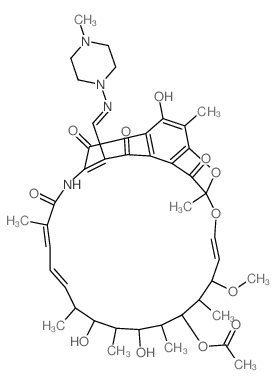 利福平化学结构图片