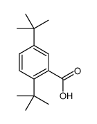 2,5-ditert-butylbenzoic acid Structure