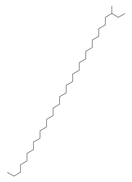 3-methyltritriacontane结构式