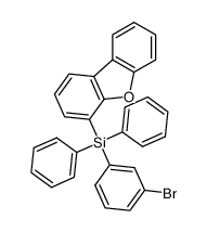 (3-bromophenyl)(dibenzo[b,d]furan-4-yl)diphenylsilane Structure
